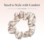 Kitsch Satin Scrunchies for Women - Softer Than Silk Scrunchies | Hair Ties No Damage for Frizz-Free Sleep | Stocking Stuffers for Teen Girls | Ideal Gifts for Women, Assorted, 5pcs