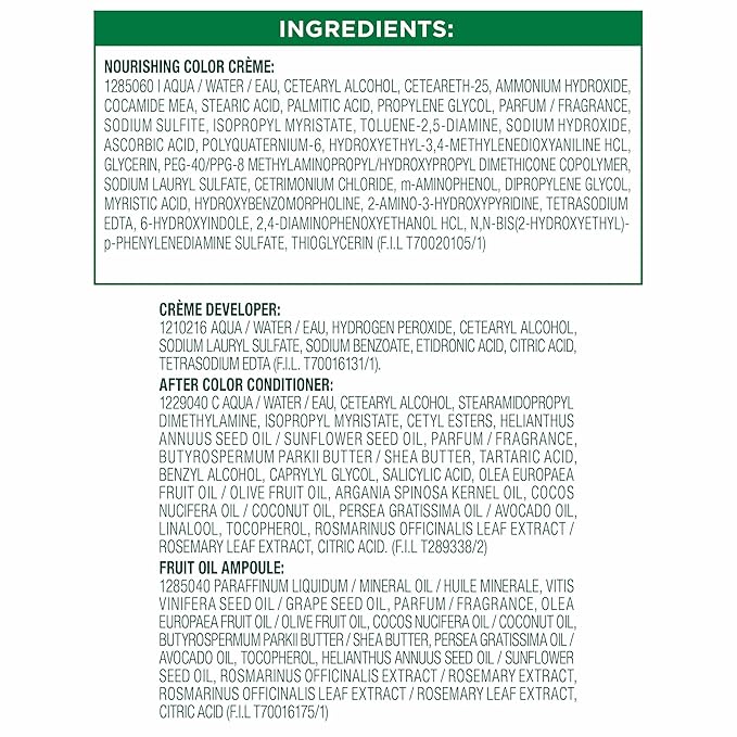 Garnier Hair Color Nutrisse Nourishing Creme, 40 Dark Brown (Dark Chocolate) Permanent Hair Dye, 1 Count (Packaging May Vary)