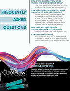 TressTech Cool Flow Dual Styler 2-in-1 Curling & Straightening Iron, Curls or Straightens Human Hair, Heat Friendly Wigs or Extensions, Patented Cooling Technology Adjustable Temp