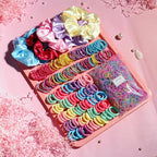 Colour Hair Accessories, Hair Ties, Scrunchies For Girls Women, Ponytail Holders, Traceless Hair Ropes Set For Baby and Kids