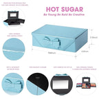 Hot Sugar Girls Makeup Kit for Teenagers, Beginner Makeup Gift Set for Women Full Makeup Kit (Blue)