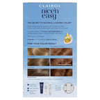 Clairol Nice'n Easy Permanent Hair Dye, 6W Light Mocha Brown Hair Color, Pack of 3
