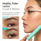 Korean Eyelash Growth Serum | Eyebrow Enhancer for Longer and Thicker | Biotin, Peptides & Centella | Prostaglandin-Free, Non-Irritating | Dual Applicator | Korean Skincare | 0.3 fl oz (10 ml)