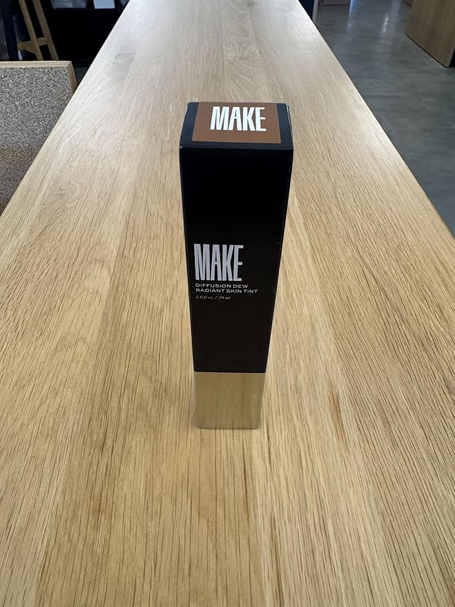 MAKE Beauty Diffusion Dew Skin Tint – Lightweight, Radiant-Finish Complexion Tint with Niacinamide and Adenosine – Honey 07 – Sheer to Medium Coverage