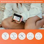 Organic Fiji Raw Cold Pressed Coconut Oil for Hair, Skin, Face & Body | Relaxing Massage Oil | Lemongrass Tangerine,12 oz for Women Men & Baby