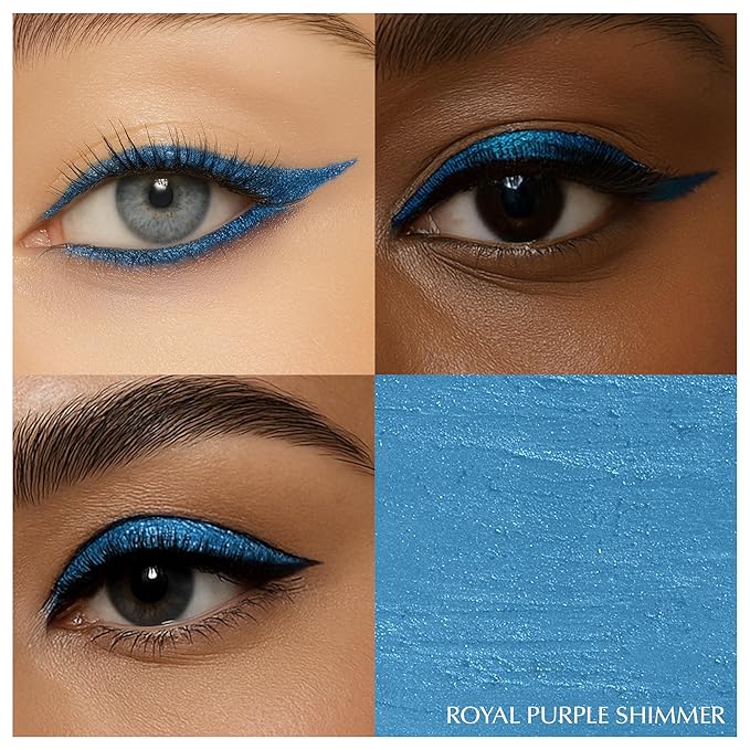 EPILYNX Eyeliner Pencil - Long Lasting Smudge Proof & Waterproof Eyeliner Pencil - Eye Liner Pencils - Hypoallergenic, Vegan, Gluten-Free Eye Pencil - Royal Blue Shimmer, 1.2ml