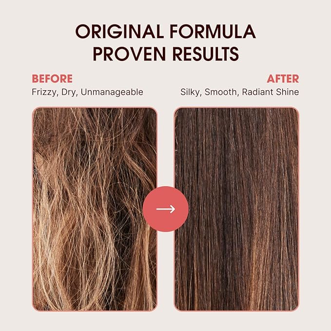 One 'N Only Argan Oil Hair Treatment - Lightweight & Hydrating Hair Oil for Natural, Wigs & Extensions - Shine Enhancing, Heat Protectant & Frizz Control (3.4 oz, 2pk)