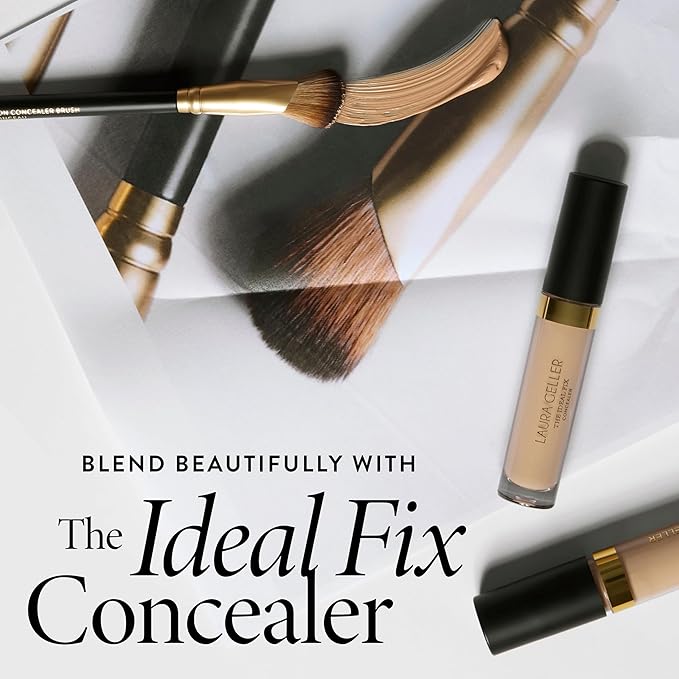 LAURA GELLER NEW YORK Angled Precision Concealer Brush - Professional Makeup Brush