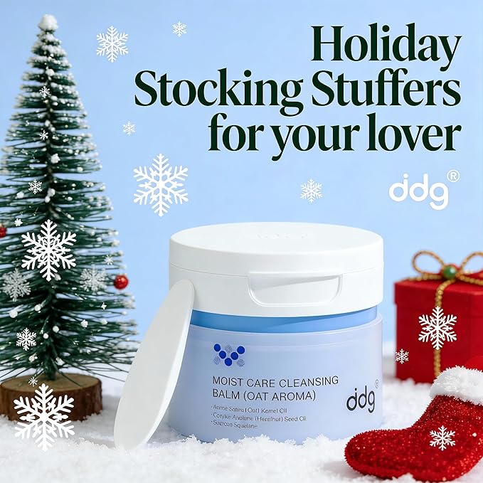 ddg Cleansing Balm–Makeup Remover Balm for Sensitive Skin,Eye Makeup Remover,Facial Cleanser for Waterproof Removal,Vegan Plant Oils,Nourishing & Hydrating,3.38 fl oz / 100 ml