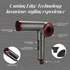 CHI Lava Brushless Motor Hair Dryer, Foldable Design, Faster, Quieter Drying, Reduces Frizz & Enhances Shine, Customizable Heat & Speed Settings