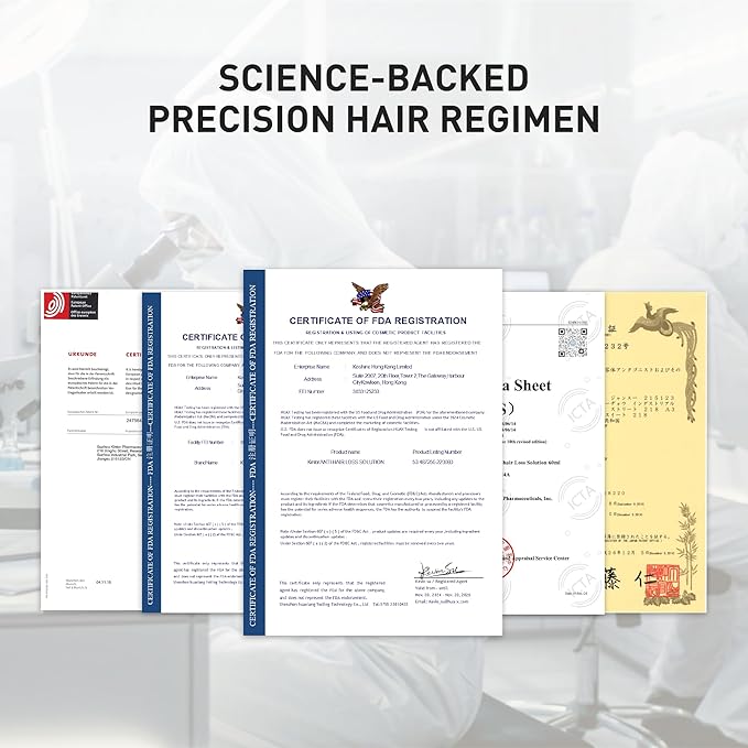 KINTOR 0.5% 0.9% KX-826 Hair Regrowth Spray,Reduce Fuller-looking Healthier Hair,Oil Control, Hair Care Products Group for Men&Women,3 Bottles, Basic,Plant-Based,Pro