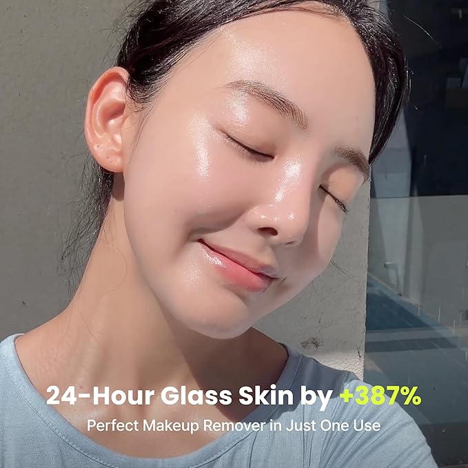 PO:DL All-In-One Hyaluronic Hydrogel Mask(4ea) | Collagen Face Mask for Glass Glow Skin | Deep Hydration & Radiance Boosting | Improves Skin Elasticity & Firmness | Korean Face Mask Skincare