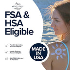 Absolutely Natural - SPF 15 Mineral Sunscreen - Broad Spectrum Water Resistant Moisturizer Lotion For Body & Face - With Non-Nano Zinc Oxide, Vitamin E, & Antioxidants - Made in USA, 3 Oz