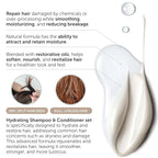 34 OZ Hydrating Shampoo & Conditioner Set for Dry, Damaged, Oily & Fine Hair | Strengthens Roots for Thicker, Stronger Hair, Nourishes Scalp, Reduces Breakage (Pack of 2)