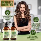 Tea Tree Oil Shampoo and Conditioner Set - Sulfate and Paraben Free Treatment for Oily Hair and to Help Reduce Your Itchy and Dry Scalp - Healthy Anti Dandruff Formula for Men and Women