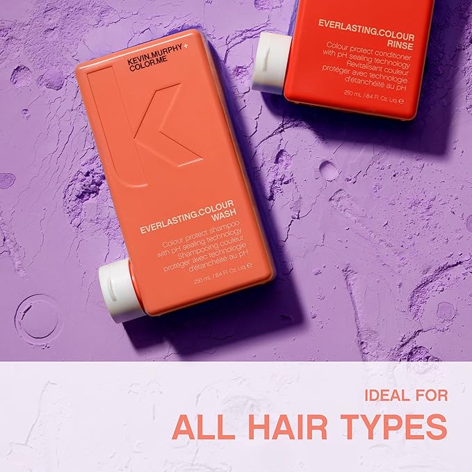KEVIN.MURPHY EVERLASTING.COLOUR WASH - Hair Colour Shampoo - Colour Protect Hair Care - pH Balanced Shampoo - Sulphate Free -1000 mL / 8.4 fl oz