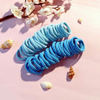 YANRONG 755PCS Hair Accessories for Woman Set Seamless Ponytail Holders Variety Hair Scrunchies Hair Bands Scrunchy Hair Ties For Thick and Curly (755PCS (Treasure Blue))