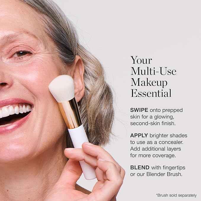 Ogee Sculpted Complexion Foundation Stick (Juniper 3.25W - Medium Light Tan, Olive Undertones) Full Coverage Foundation Makeup - Instantly Balance & Even Complexion - 70% Organic Ingredients