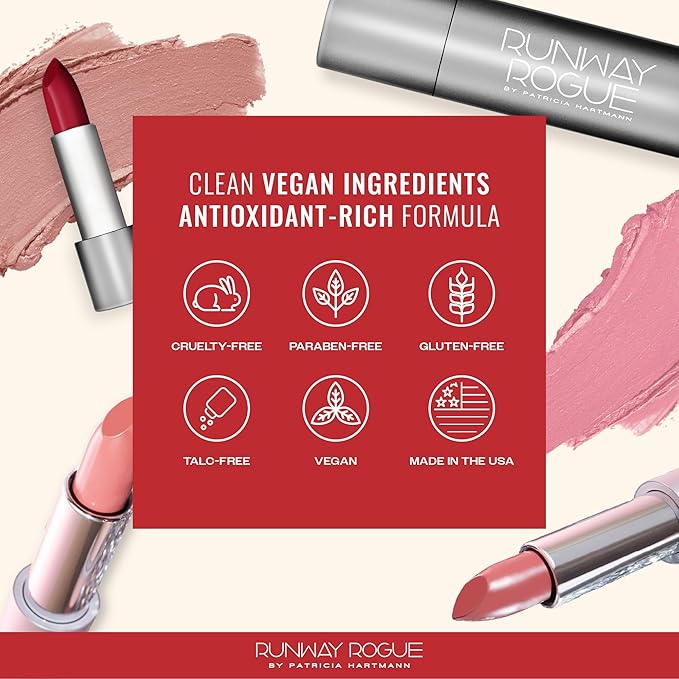 Runway Rogue 90s Vibe Lipstick, Moisturizing Matte Soft Berry-Nude Lipstick, ‘Work the Crowd’