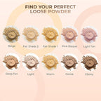 (12 Gram Bag) (EBONY) Foundation Powder Refill By Sweet Face Minerals, Lightweight Mineral Loose Makeup Powder with SPF 20, Full Coverage Flawless Finish, Talc-free, Cruelty-Free, Refillable Pouch