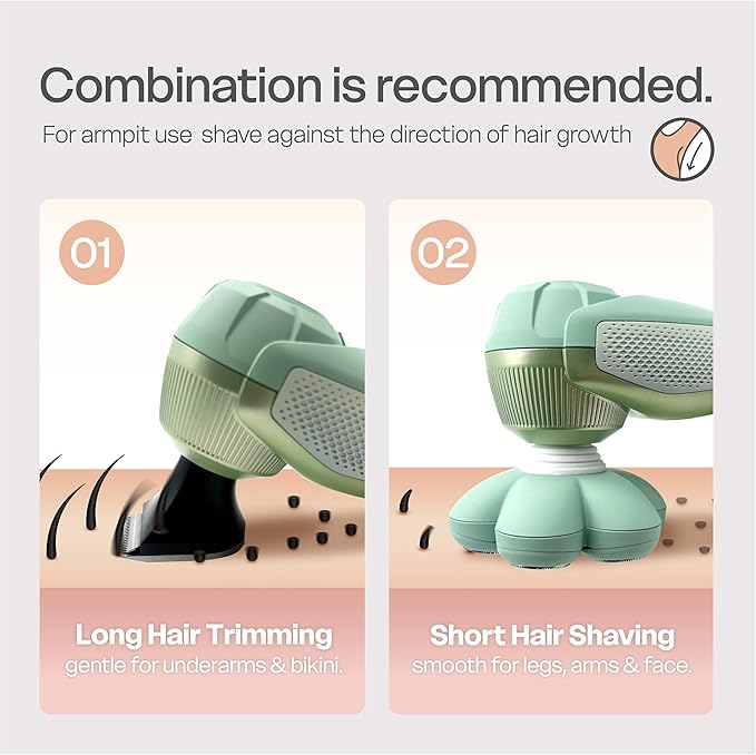 3-in-1 Groomer Shaver for Men, Bald Head Shaver & Beard Trimmer, Men’s Electric Shavers Wet/Dry IPX7 Waterproof, 120-Min USB Rechargeable Razor for Face & Body, Ideal Grooming Gift Set for Men