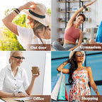 Boho Hair Accessories - 24PCS Hair Tie Bracelets for Women, No Damage for Thick, Thin, Medium, and Long Hair Ponytails