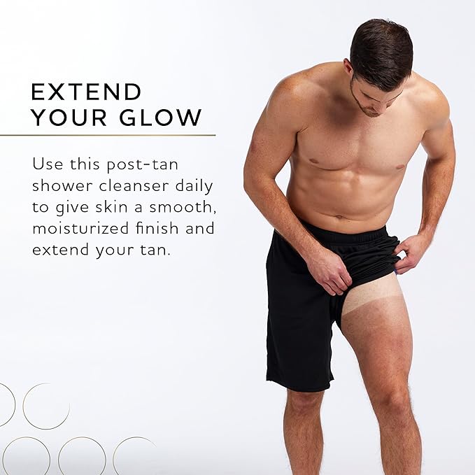 Norvell Post Self Tanner pH Balancing Cleanser Body Wash 8.5 fl oz – Gentle Self Tan Safe Formula to Maintain Even Color, Extend Sunless Tanning & Leave Skin Soft and Hydrated