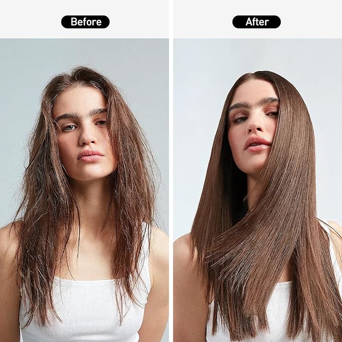 Blow Dryer Brush, Hair Dryer Brush in One, 1200W Large Oval Hot Air Volumizer & Straightener, Anti-Frizz Blowout Styling Brush, Dual Voltage 110–240V (3 Inch) Pink