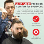 Suvorna Professional Hair Cutting Scissors - 6" Stainless Steel Barber Shears for Hair Cutting and Trimming - Razor Sharp Haircut Scissors for Hairdressers & Barbers - Hair Shears for Women and Men