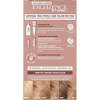 L’Oreal Paris Excellence Universal Nudes Permanent Hair Color, Ammonia Free Hair Dye for Gray Hair Coverage, 8N Natural Blonde, 1 Hair Dye Kit (Pack of 2)