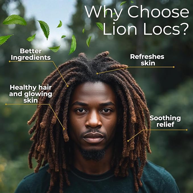 Lion Locs Rosewater Spray for Dreads, Dreadlocks, Braids, Faux, Crochet, Sisterlocks with Aloe, Essential Oils, Vitamins, and Glycerin | Organic Vegan Conditioner Rose Water Spritz (8 oz.)