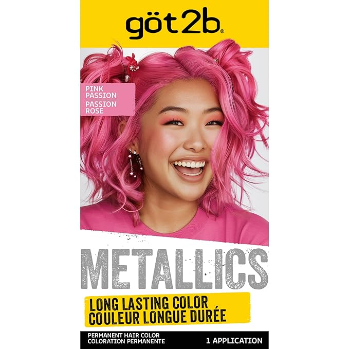 Got2b Metallics, Permanent Hair Color, M87 Pink Passion