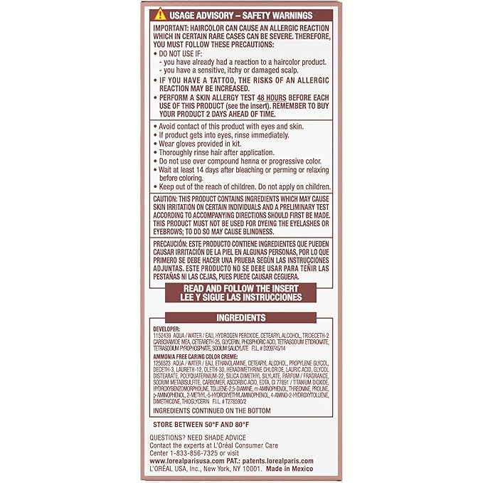 L’Oreal Paris Excellence Universal Nudes Permanent Hair Color, Ammonia Free Hair Dye for Gray Hair Coverage, 8N Natural Blonde, 1 Hair Dye Kit (Pack of 2)