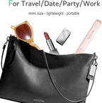 ANGENIL Ultra Mini Hair Straightener Flat Iron for Short Hair, 0.7 Inch Ceramic Dual Voltage Hair Straightener, Small Flat Iron Edges with Silicone Heat Resistant, Fast Heating (280℉- 320℉ -380℉)