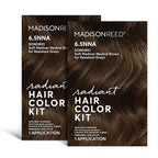 Madison Reed Radiant Hair Color Kit - 6.5NNA Medium Neutral Brown (Sondrio), 100% Gray Hair Coverage Permanent Hair Dye for Resistant Grays | PPD-Free & Ammonia-Free, 2 Pack