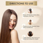 MOEHAIR Trio Kit (Color Alive Shampoo and Conditioner Set - 12 Fl. Oz and Hair Serum - 3.38 Fl. Oz), Combats Frizz | Adds shine I Paraben & Sulfate Free