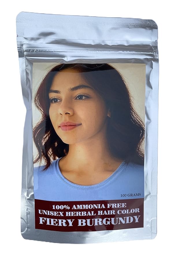 FUEL THE ARMY® 80% Natural Hair Dye 100 Grams (Fiery Burgundy)