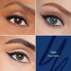 Thrive Causemetics Infinity Waterproof Eyeliner Pencil, Built In Sharpener & Smudge Tip, Long Lasting, Smudge Proof, Hyaluronic Acid & Shea Butter, Vegan & Cruelty Free, Talia (Navy Matte)