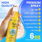 Rubber Ducky SPF 50 Sunscreen Spray 6oz + SPF 44 Lip Balm Vanilla 3 Pack