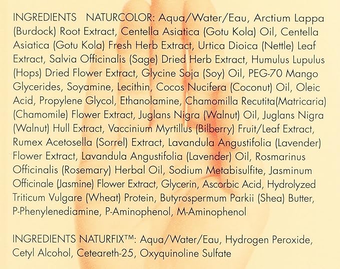 naturcolor Haircolor - Dark Caraway Blonde Hair Dye, 4 Fl Oz (6C)