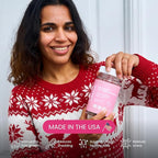 Trybello Hair Growth & Anti-Stress Gummies for Women | Powered by AnaGain — Plant-Based Biotin | Sugar-Free, Vegan Hair Supplements | Gluten-Free Gummy Vitamins for Thicker Healthier Hair | 60 Gummies