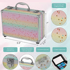 Makeup Kit for Teenager & Women Full Kit, All in One Makeup Set With The Small Cosmetic Train Case, Professional Makeup Kit, Makeup Gift Set for Women Girls (Set A)