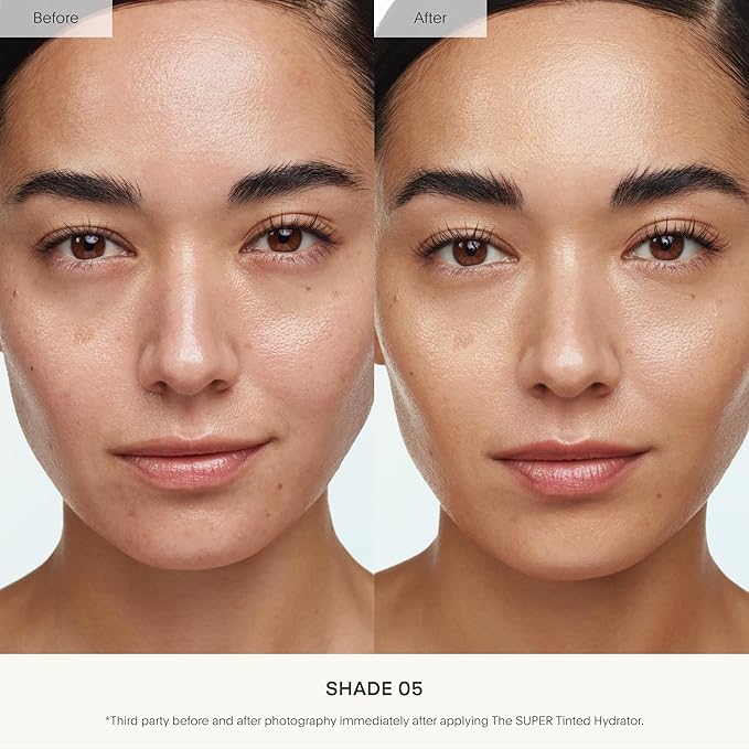 U Beauty The Super Tinted Hydrator Hyaluronic Acid Moisturizing Cream - Mega-Dose Skin Hydrator for Supple, Smooth, and Softer-Looking Skin For Up To 48 Hours - Shade 5-1.0 oz