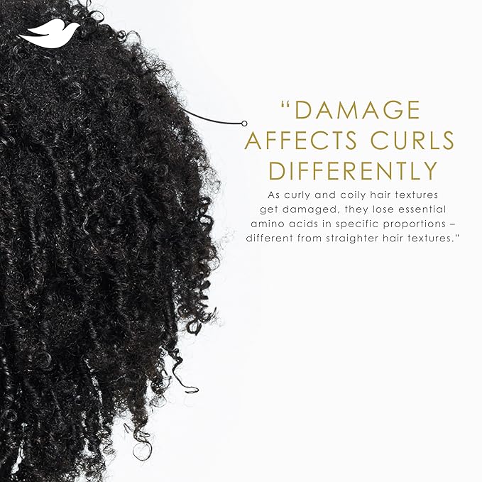 Dove Curl Cream Amino Curl for Curly, Coily Hair with Bio-Protein Care Technology + Amino Complex 8 Fl Oz