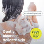 ATTITUDE Body Wash for Sensitive Skin with Oat, EWG Verified, Dermatologically Tested, Vegan, Fresh Apple Scent, 16 Fl Oz