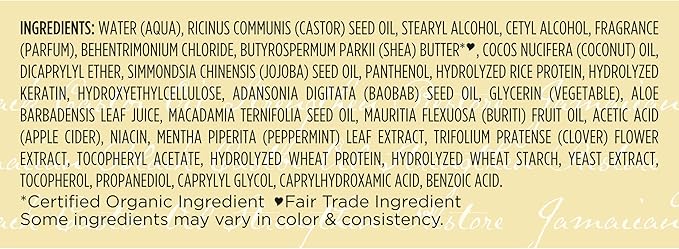 SheaMoisture Leave In Conditioner Jamaican Black Castor Oil Conditioner For Hair To Soften and Detangle Hair 20 oz