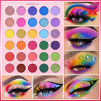 UCANBE Pretty All Set Eyeshadow Palette Pro 86 Colors Holiday Makeup Kit, Matte Shimmer Glitter Eye Shadows Highlighter Blush Contour All-in-One Make Up Pallet Christmas Valentines Gift Set