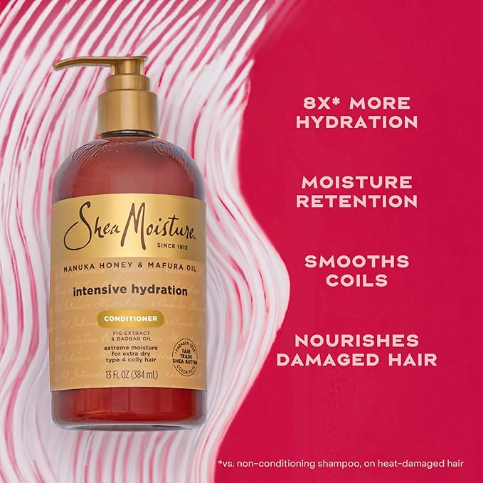 SheaMoisture Manuka Honey & Mafura Oil, Intensive Hydration Conditioner, 13 fl oz (384 ml)