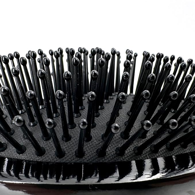 Phillips Brush Luxe Oval Paddle Hair Brush, Sleek Black Color with Gold Accents – 9.25 inch Detangler Paddle Brush from the Luxe Series by Phillips Brush