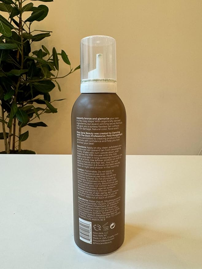 Ultra Dark Tanning Mousse 7oz - Made in the USA - Fast-Absorbing, Non-Sticky, Streak-Free, Vegan, Sunless Tanner for All Skin Types